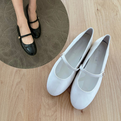 24YR2030 Mary Jane Shoes 1cm