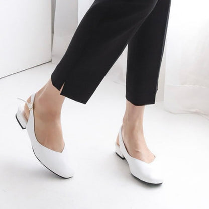 24YR1724 Basic Sling Back Shoes 2cm
