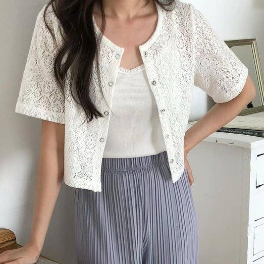 24YR0714 Lace Cardigan