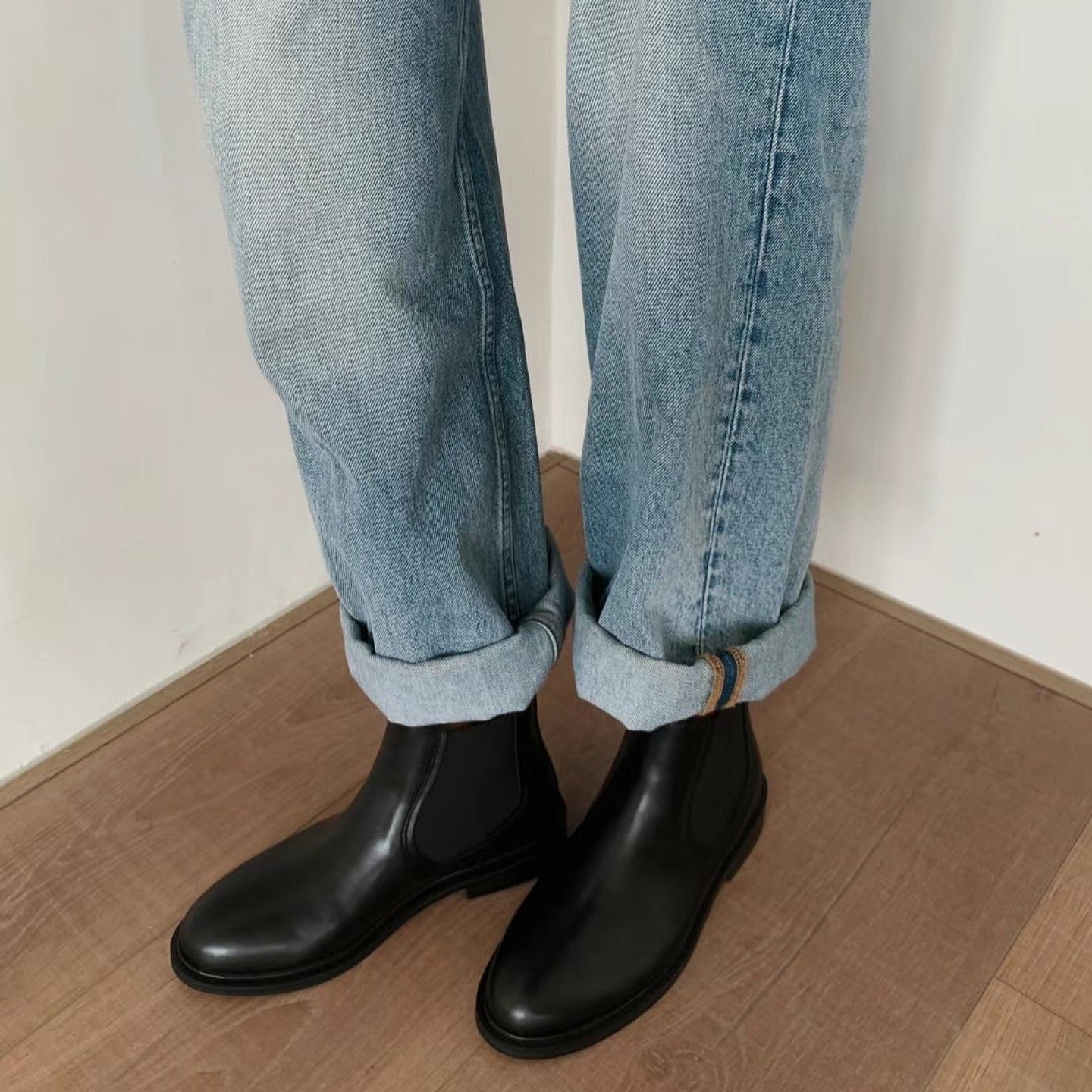 24YR2015 牛皮短boot 3cm