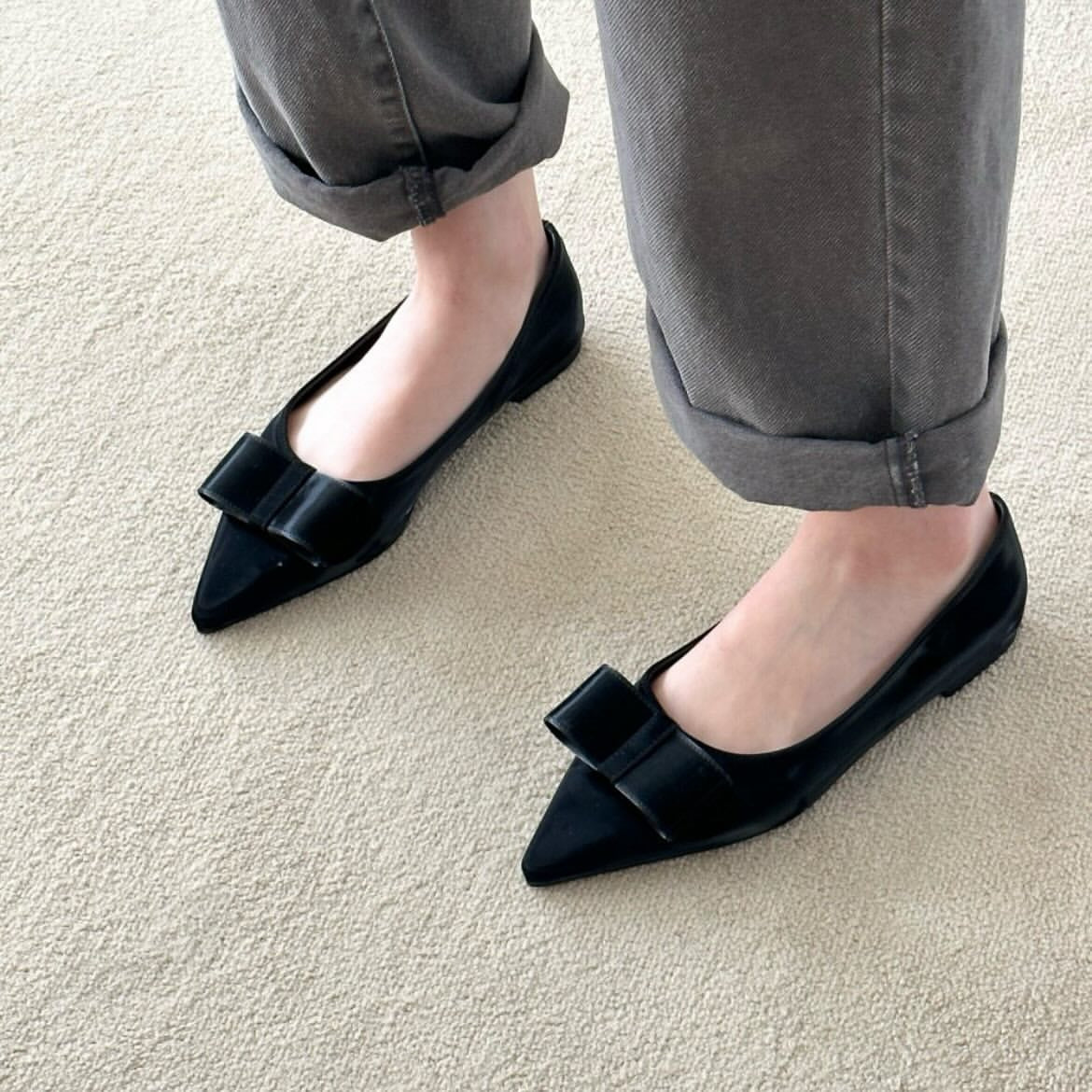 24YR1801 Ribbon Shoes 1cm