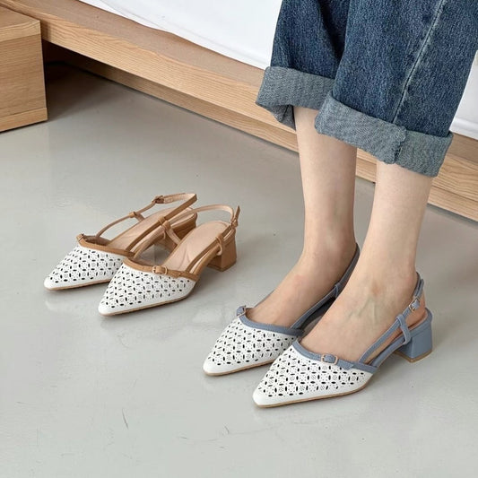 25YR1101 Sling back heel 5cm