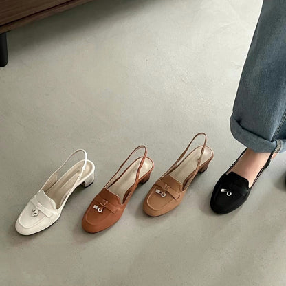 24YR2102 Little Acc Heel Shoes 5cm