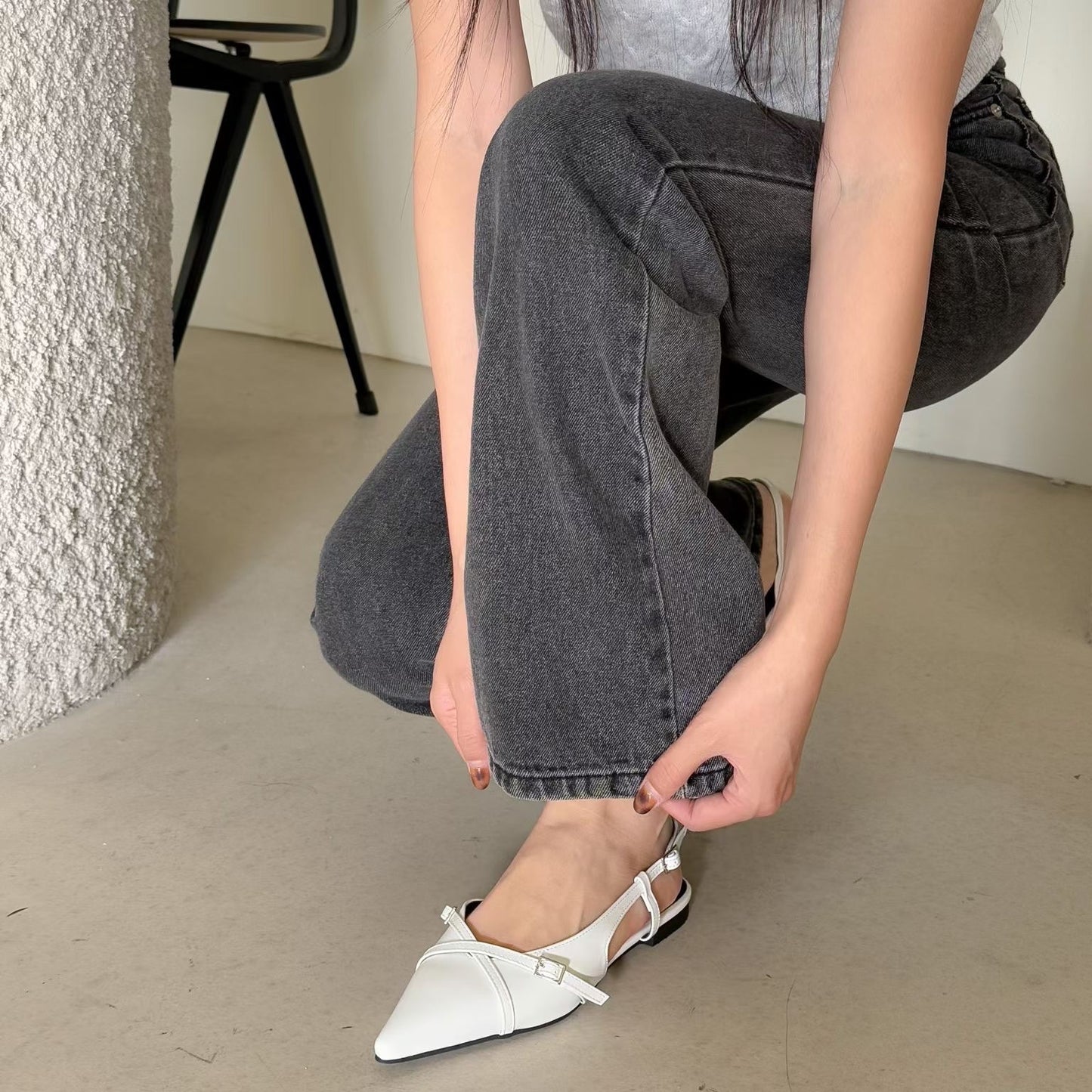 26YR1503 Sling-back Shoes
