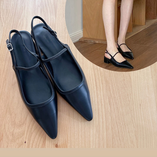 25YR0206 Sling Back Shoes 3cm
